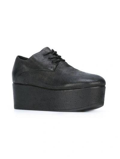 Shop Marsèll Platform Lace-up Shoes - Black