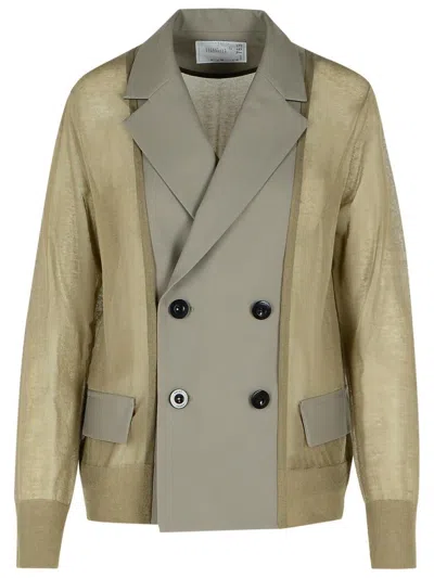 Sacai Double-breasted Blazer Button Detailing