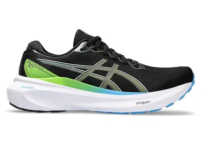 Pre-owned Asics Men's  Gelkayano 30 Sneakers In Black/electric Lime