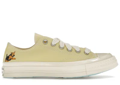 Pre-owned Converse Men's  Chuck 70 Low Golf Le Fleur* Darryl Sneakers In Lemon Meringue