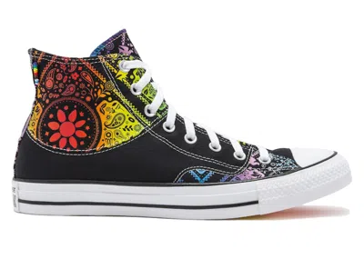 Pre-owned Converse Chuck Taylor All Star Pride (2022) Sneakers In Black/university Red In Multi