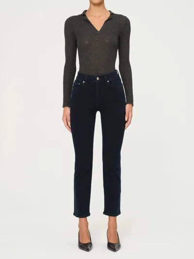 Dl1961 - Women's Mara Straight Instasculpt Mid Rise Jeans In Flatiron