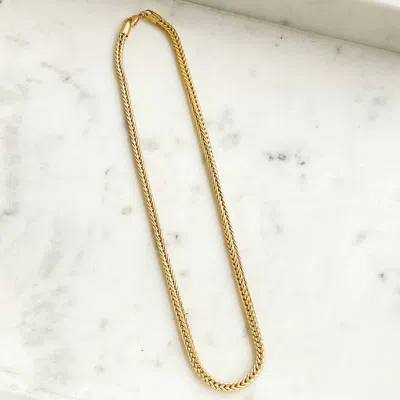 Virtue Women's Box Weave 18" Necklace In Gold