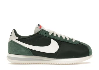 Pre-owned Nike Cortez Txt (women's) Sneakers In Fir/sail In Multi
