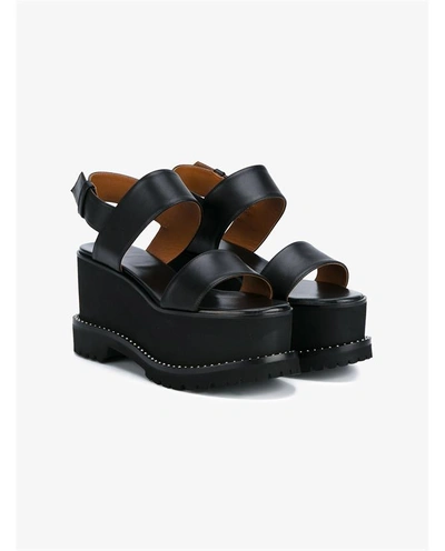 Shop Givenchy Ursa Leather Platform Sandals