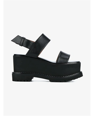 Shop Givenchy Ursa Leather Platform Sandals