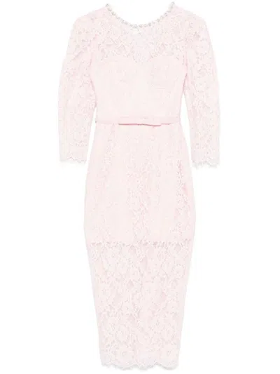 Self-portrait Lace Bustier Midi Dress