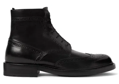 Pre-owned Saint Laurent Men's  Army 20 Lace Up Boot (2021) Sneakers In Black