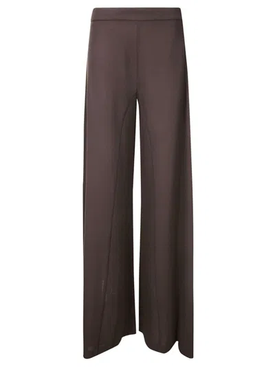 Stefano Mortari Pantalone Crepe Lana Ampio