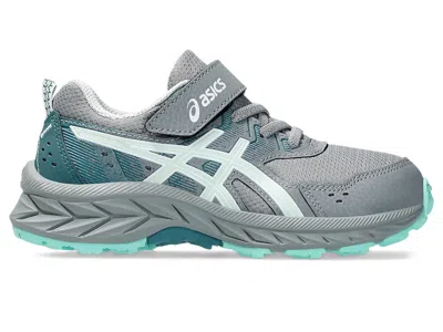 Pre-owned Asics Gelventure 9 Sneakers In Gravel/pure Aqua