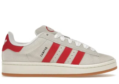 Pre-owned Adidas Originals Campus 00s (women's) Sneakers In Crystal White/better Scarelet Red/off White In Multi