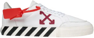 Pre-owned Off-white Off Vulc Low Canvas Violet Ss20 (women's) Sneakers In White