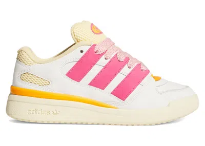 Pre-owned Adidas Originals Forum2000 (women's) Sneakers In Off White/pink Fusion/orange Tint