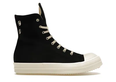 Pre-owned Rick Owens Men's  Drkshdw High Top Sneakers In Black/milk In Multi
