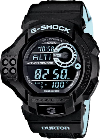 Pre-owned Casio Men's  Gshock Gdf100btn1 Watch In Silicone