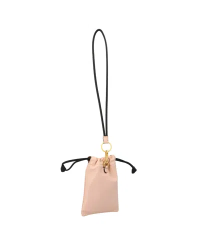 Fendi Logo Handbag In Pink