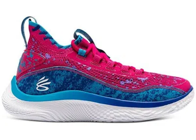 Pre-owned Under Armour Curry 8 Pi Day Sneakers In Tropic Pink/capri In Multi