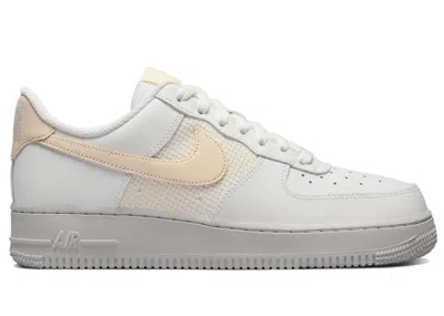 Pre-owned Nike Air Force 1 Low Essential Cross Stitch (women's) Sneakers In Summit White/fossil In Multi