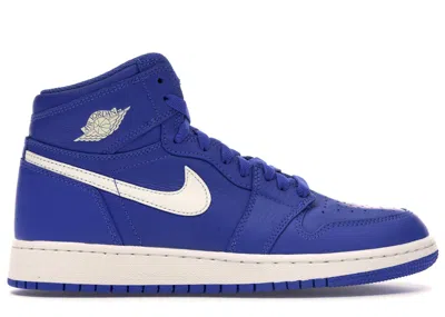 Pre-owned Jordan 1 Retro High Sneakers In Hyper Royal/sail In Blue