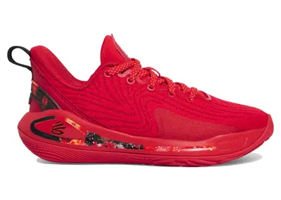 Pre-owned Under Armour Curry Flow 12 Spark Sneakers In Ares In Red/ares Red