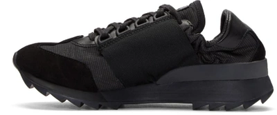 Shop Y-3 Black Rhita Sport Sneakers