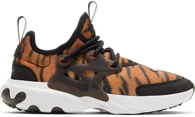 Pre-owned Nike React Presto Tiger Sneakers In Magma Orange/white/black In Multi