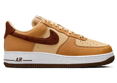 Pre-owned Nike Air Force 1 Low '07 Next Nature (women's) Sneakers In Flax/cacao Wow/sesame In Multi