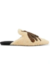 SANAYI313 Ragno embroidered shearling slippers