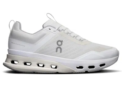 Pre-owned On Men's  Running Cloudnova X Sneakers In White/glacier