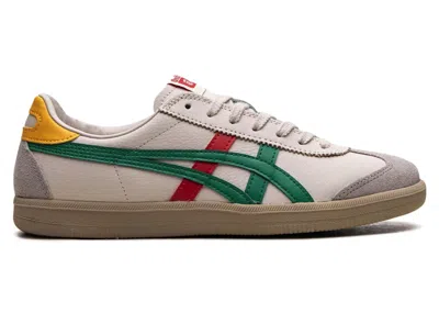 Pre-owned Asics Men's  Onitsuka Tiger Tokuten Green Sneakers In White/beige/red
