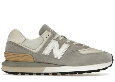 Pre-owned New Balance 574 Legacy Sneakers In Team Away Grey/angora