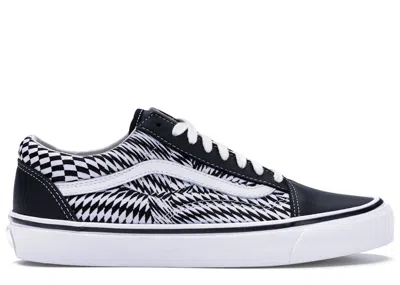 Pre-owned Vans Men's  Old Skool End Vertigo Sneakers In Black/true White