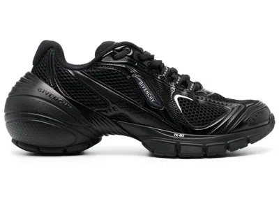 Pre-owned Givenchy Men's  Tkmx Runner Sneakers In Black