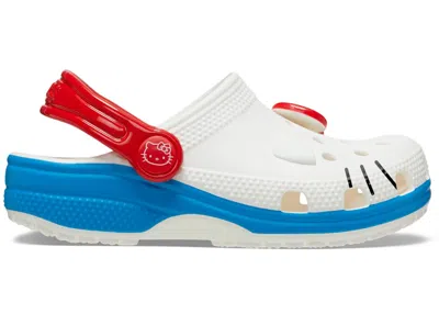 Pre-owned Crocs Classic Clog Hello Kitty I Am Sneakers In White