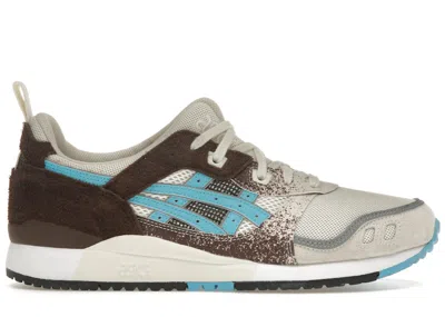 Pre-owned Asics Men's  Gellyte Iii Up There Kookaburra Sneakers In Cream/dark Brown