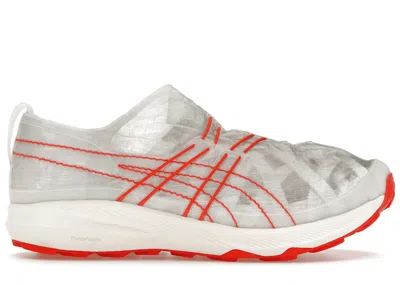 Pre-owned Asics Men's  X Kengo Kuma Archisite Oru Sneakers In White/red In Multi