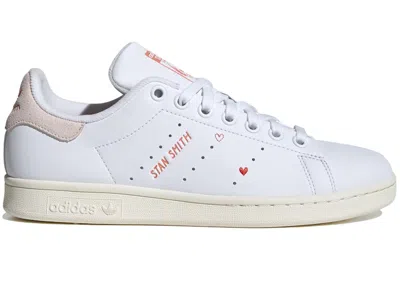 Pre-owned Adidas Originals Stan Smith Valentine's Day (2024) (women's) Sneakers In Cloud White/putty Mauve/bright Red In Multi