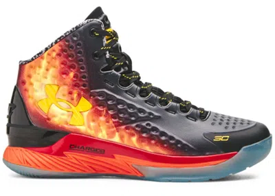 Pre-owned Under Armour Curry 1 Retro Curry Jam Sneakers In Black/team Orange/taxi
