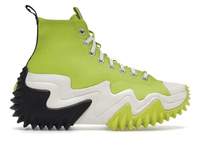 Pre-owned Converse Run Star Motion Platform Sneakers In Lime Twist/black/egret In Multi