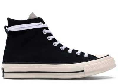 Pre-owned Converse Men's  Chuck Taylor All Star 70 Hi Fear Of God Sneakers In Black