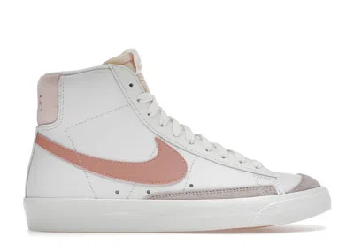 Pre-owned Nike Blazer Mid 77 Vintage (women's) Sneakers In Summit White/light Madder Root/fossil Stone In Multi