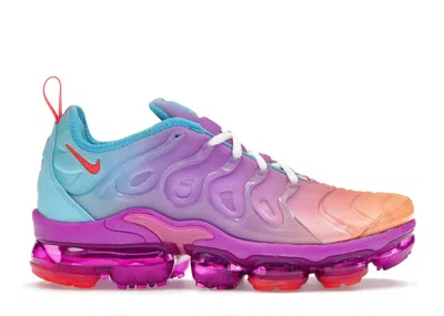 Pre-owned Nike Air Vapormax Plus Bright Crimson Gradient (women's) Sneakers In Fuchsia Dream/vivid Orange/baltic Bl