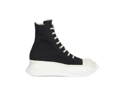 Pre-owned Rick Owens Men's  Drkshdw Abstract Sneakers In Black/milk