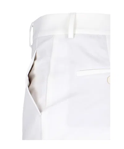 Incotex Straight Pants In White