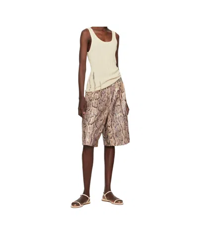 Aeyde Round Head Flat-soled Sandals In Ivory