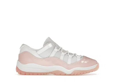 Pre-owned Jordan 11 Retro Low Sneakers In White/legend Pink In Multi