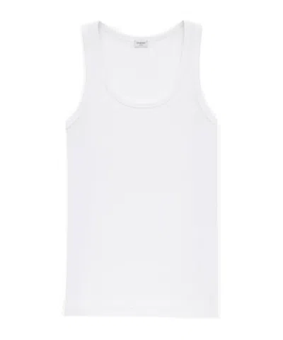Saint Laurent Crewneck Scoop Neck Sleeveless Plain Pattern Top