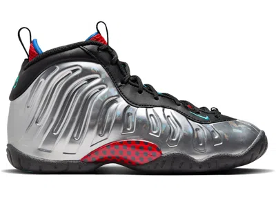 Pre-owned Nike Little Foamposite One Allstar (2024) Sneakers In Metallic Silver/dusty Cactus/black In Multi