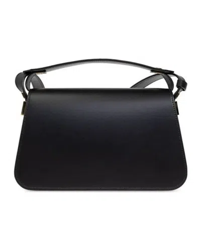 Lanvin Concerto Shoulder Bag In Black Leather