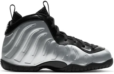 Pre-owned Nike Air Foamposite One Sneakers In Chrome/white/black